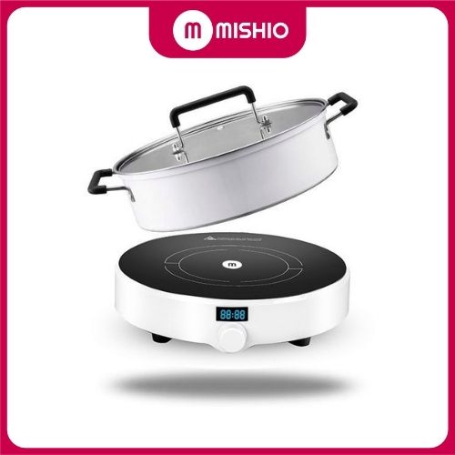 Bếp Điện Từ Đơn Mishio MK218 – Tặng Kèm Nồi Lẩu