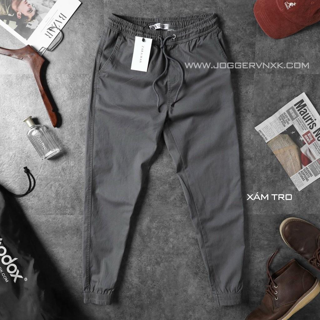 Quần Jogger Bo Gấu, Quần Kaki Nam Nữ Ôm Dáng - Kaki Cao Cấp Za.r
