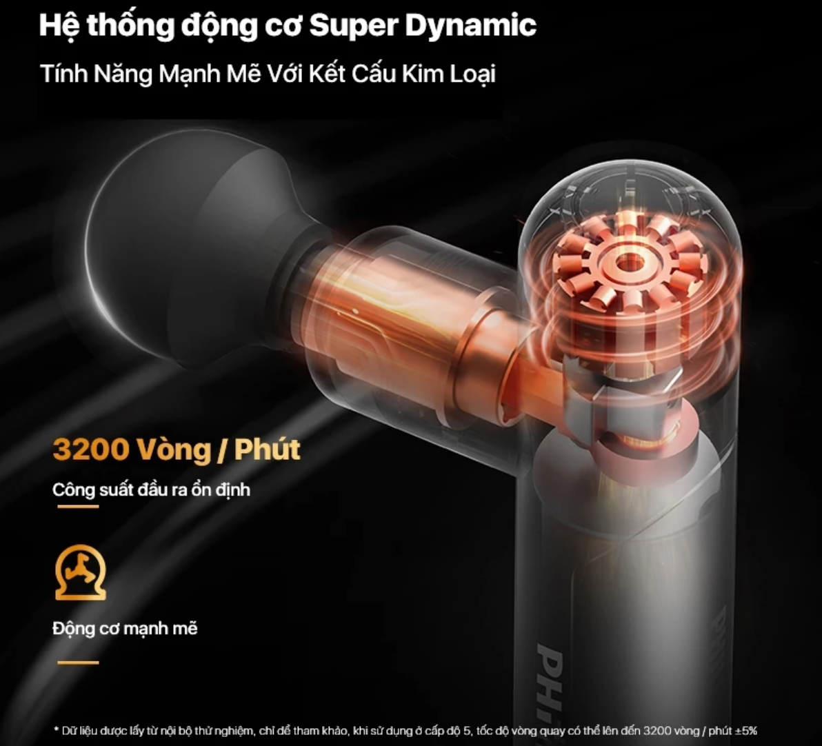 Máy Massage Cầm Tay Mini PHILIPS PPM7308 - Massage chuyên sâu - 4 Đầu massage chuyên dụng - Hàng chính hãng