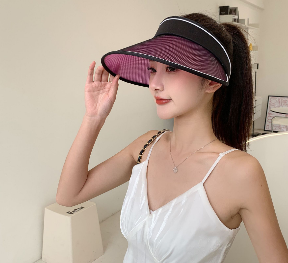 Mũ rộng vành chống nắng chống uv nửa đầu cao cấp, nón nửa đầu nữ