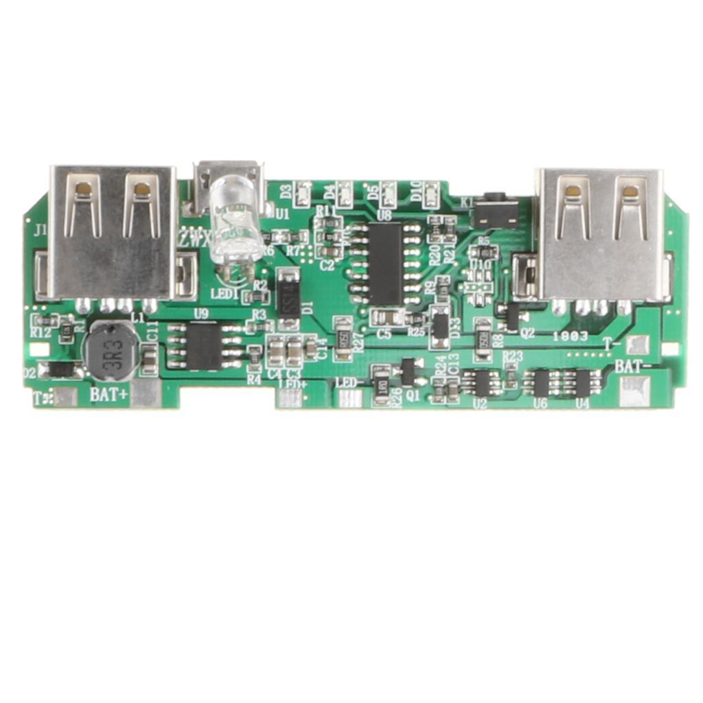 Solar Light Double U with LED Light 2.1A Booster Board PCBA Circuit Board