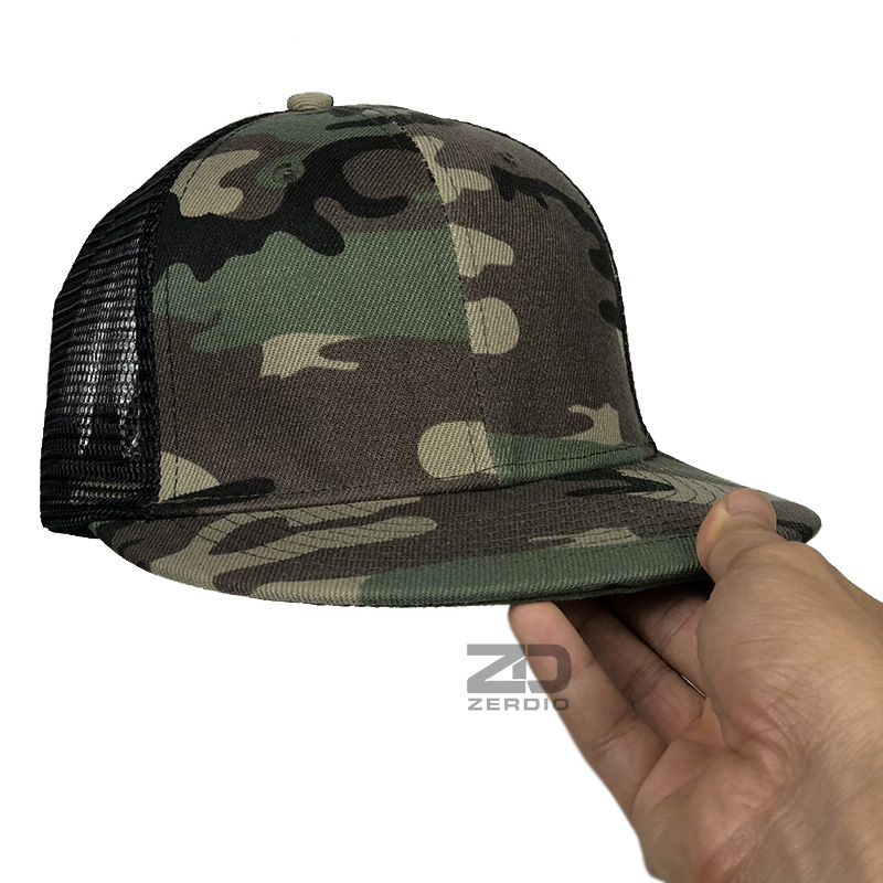 Mũ hiphop, Nón snapback rằn ri lưới cao cấp cho cả nam và nữ