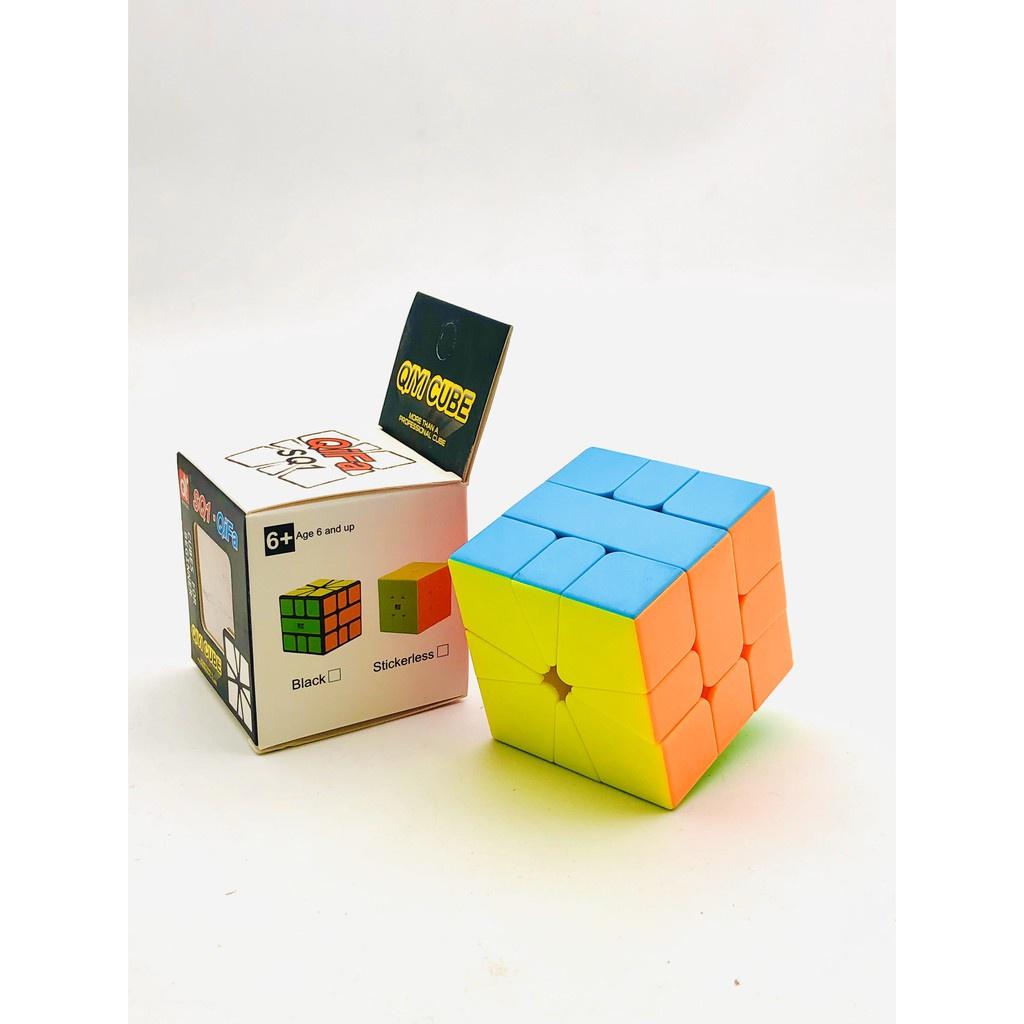 Đồ chơi Rubik Biến Thể Square-1 Không Viền EQY539 - Rubik Cao Cấp Chính Hãng Xoay Trơn Không Rít- Đồ chơi giáo dục