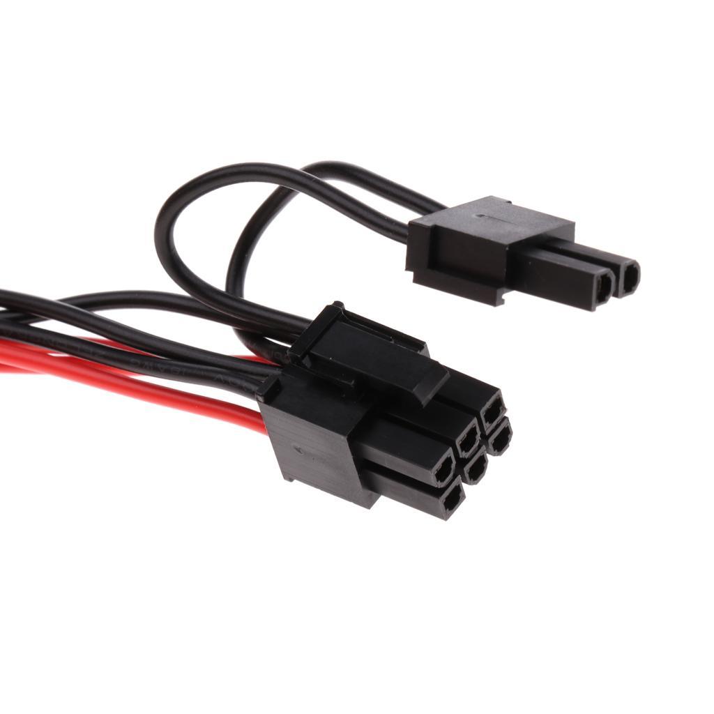 PCI-E 6-pin To 6+2-pin Power Splitter Cable PCIE PCI  Adapter Cable