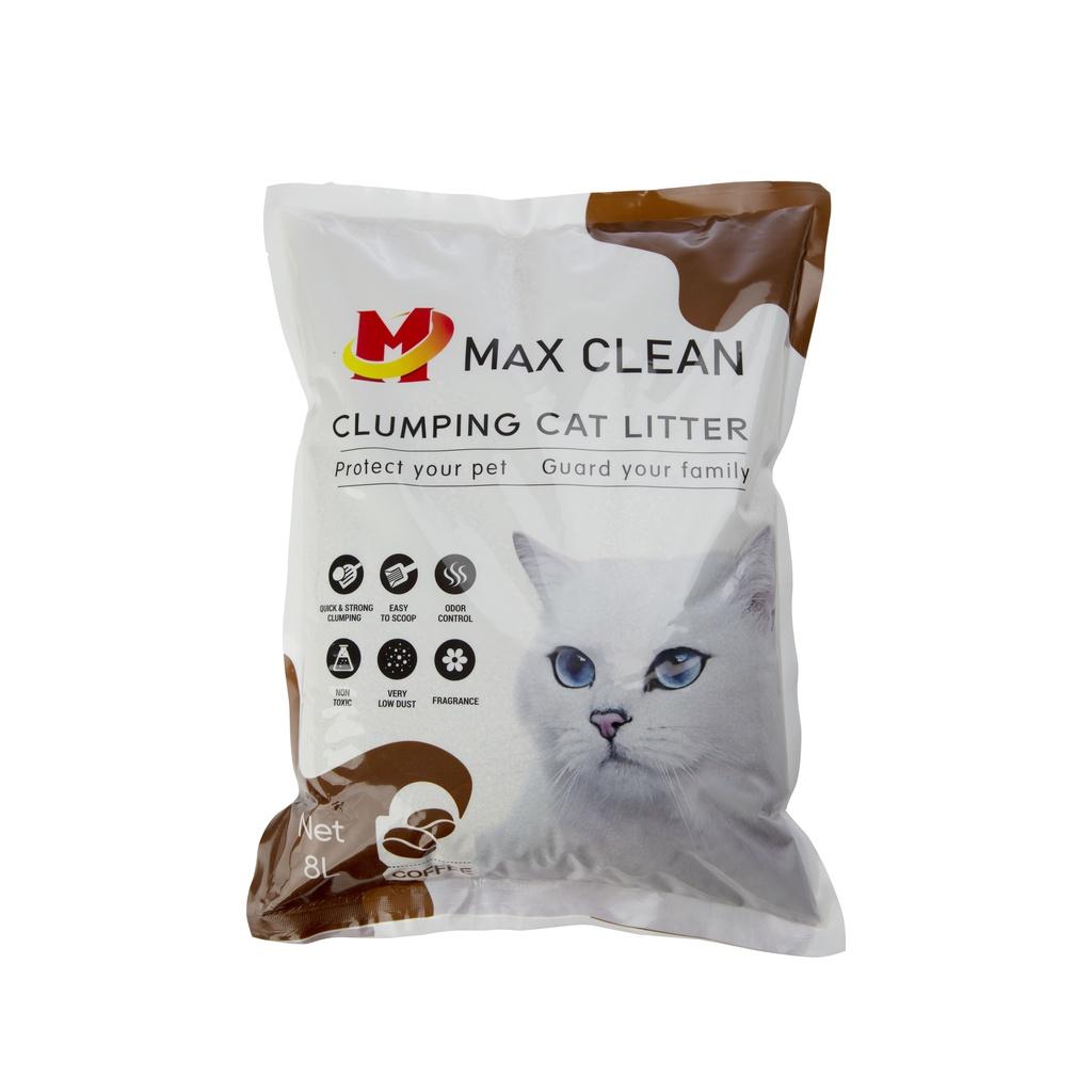 1 TẢI 6 BỊCH 24KG Cát Vệ Sinh Cho Mèo Max Clean- HeLiPet