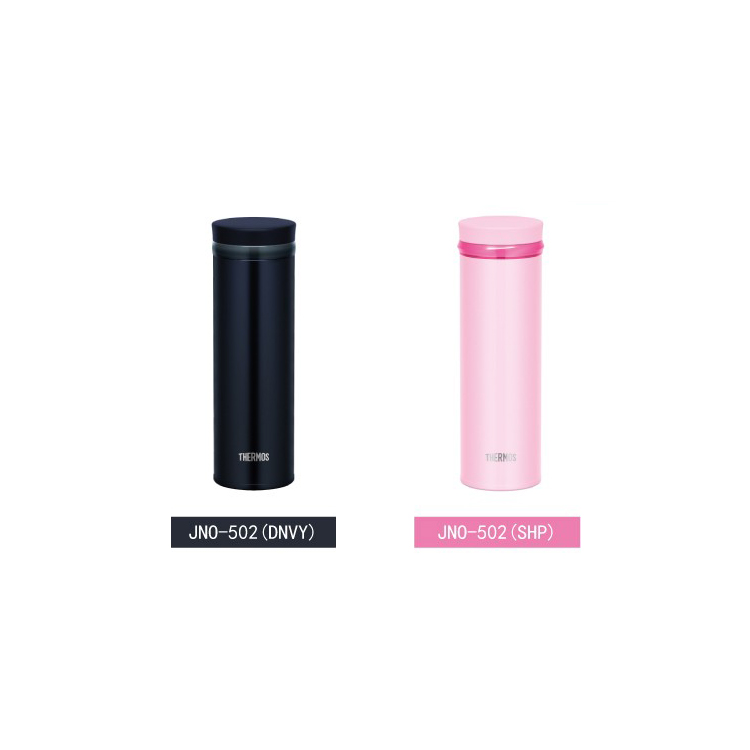 Bình giữ nhiệt Nhật Bản inox Thermos nắp vặn 500ml JNO 502 - Hàng chính hãng - Dark Navy