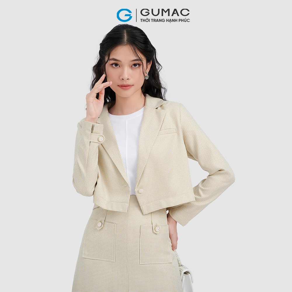 Chân váy nữ GUMAC VC10088 lưng liền túi kiểu