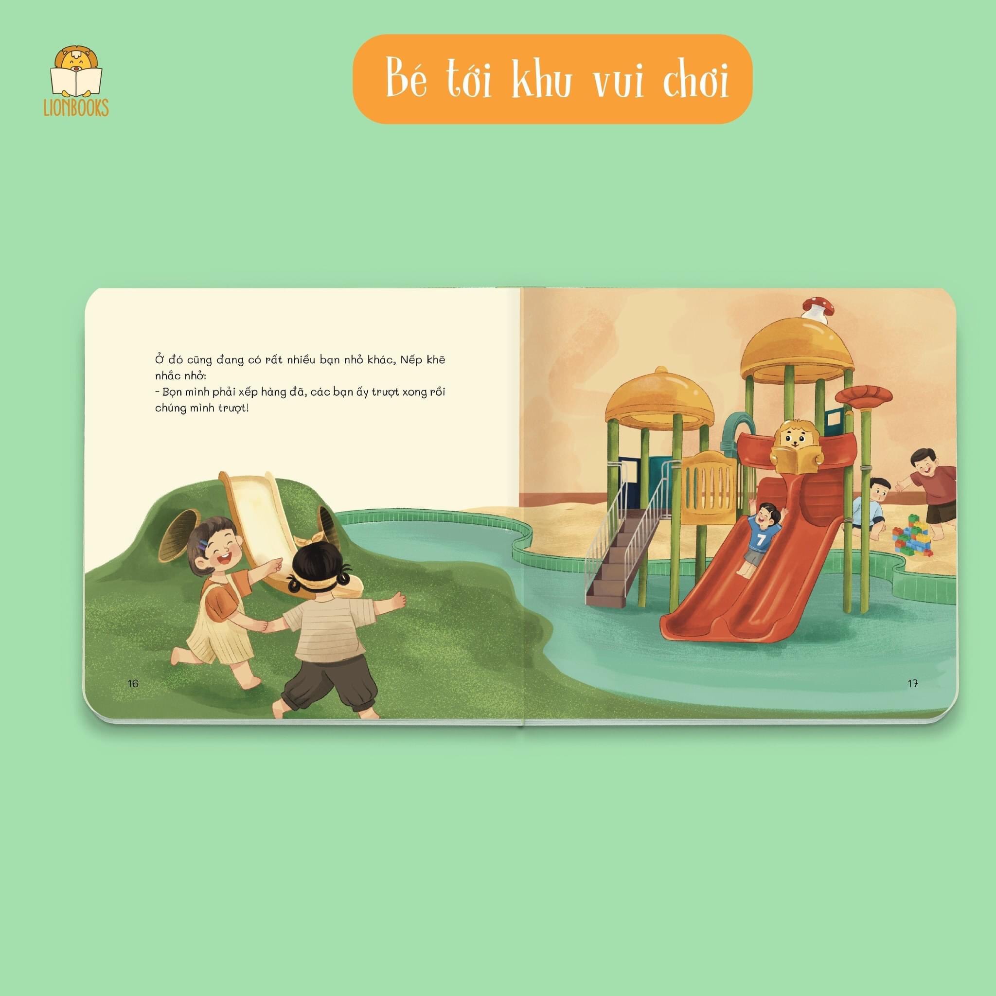 Bé Học Ứng Xử - LionBooks - Bộ 4 cuốn bồi cứng - Định hướng hành vi ngay từ giai đoạn đầu đời cho bé