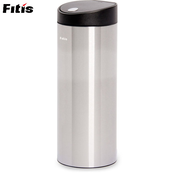 Thùng rác FITIS Nhấn Tròn Lớn RTL1-901 - Inox