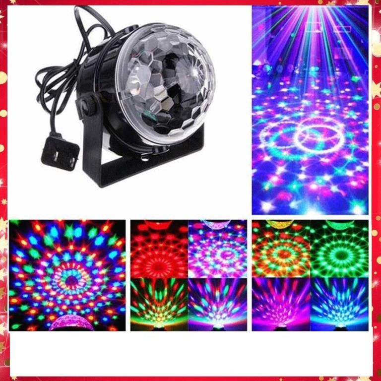 Đèn Vũ Trường Led 7 Màu LT-775 Hình Trụ Nguồn USB