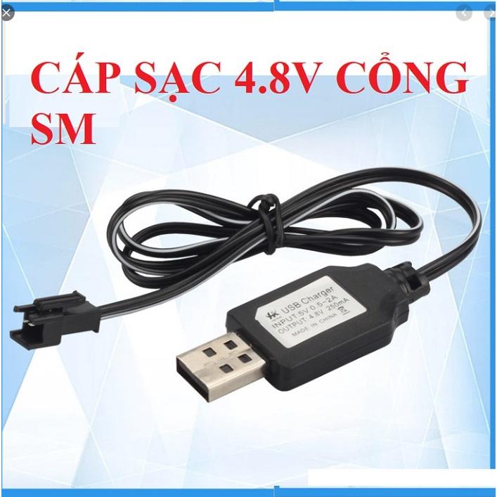 Dây sạc usb 4.8v đồ chơi điều khiển giá si