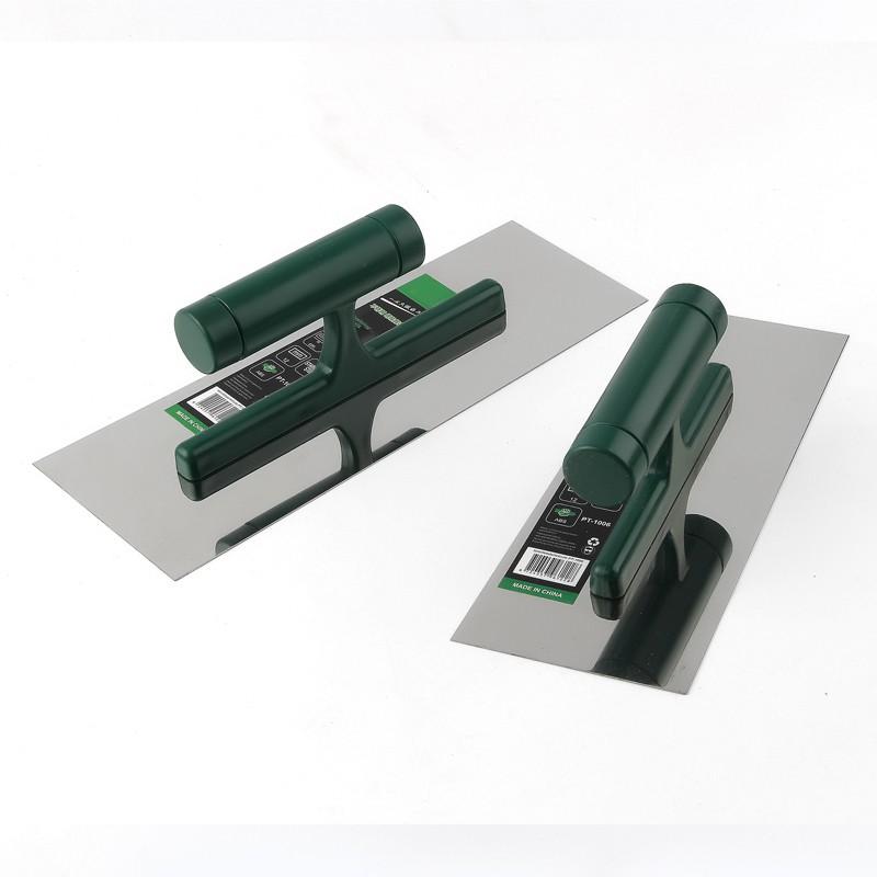 1 dụng cụ trát xi măng chuyên nghiệp bằng thép không gỉ với tay cầm nhựa