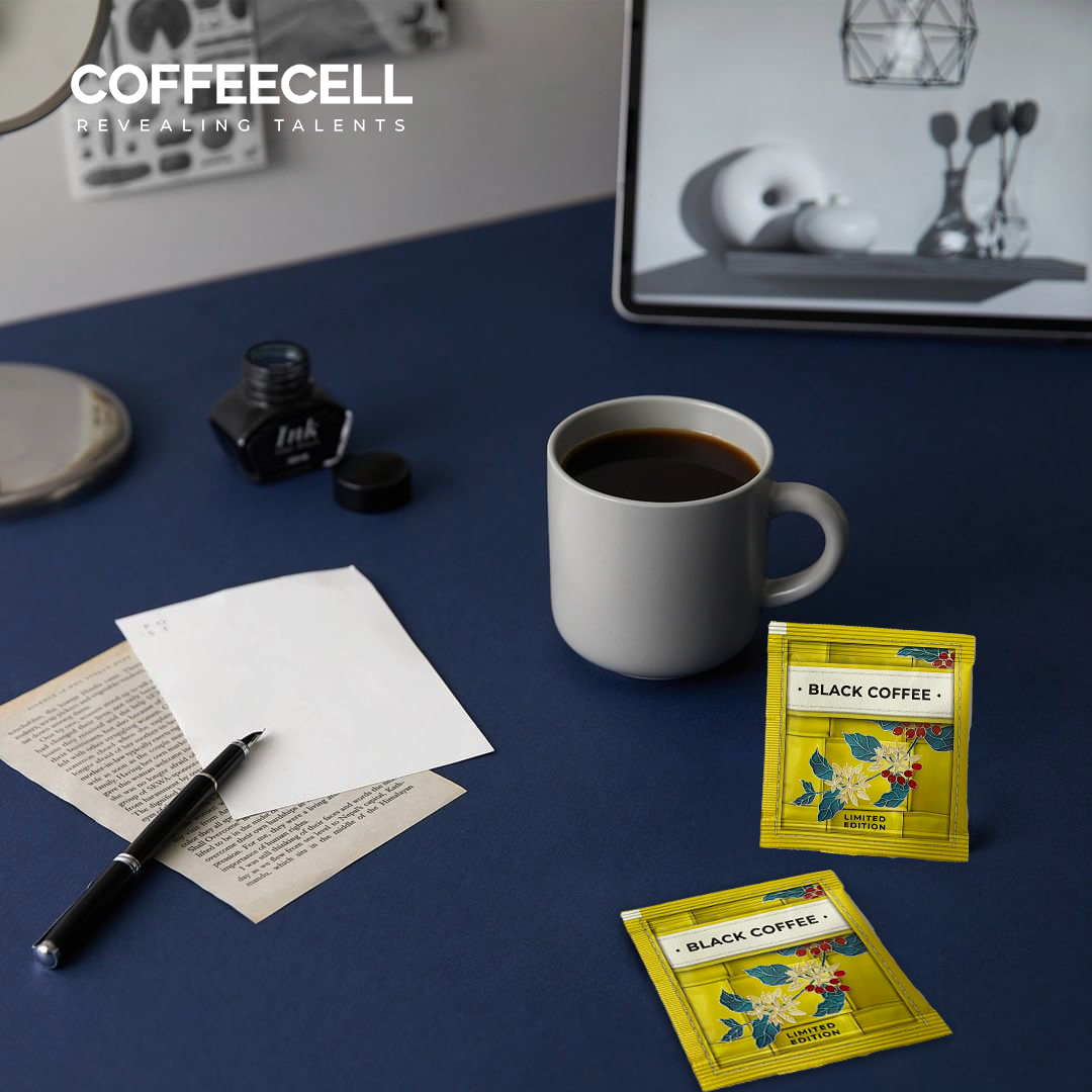 Cà phê đen Premium với Nhân sâm trắng thượng hạng - COFFEECELL - Hàng Chính Hãng