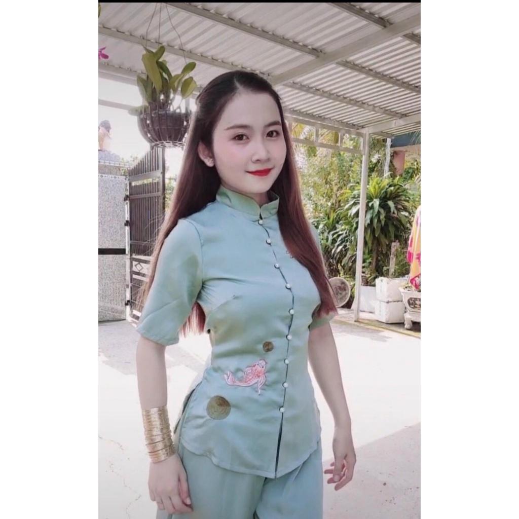 ĐỒ LAM ĐI CHÙA Cá Ngọc Full Màu