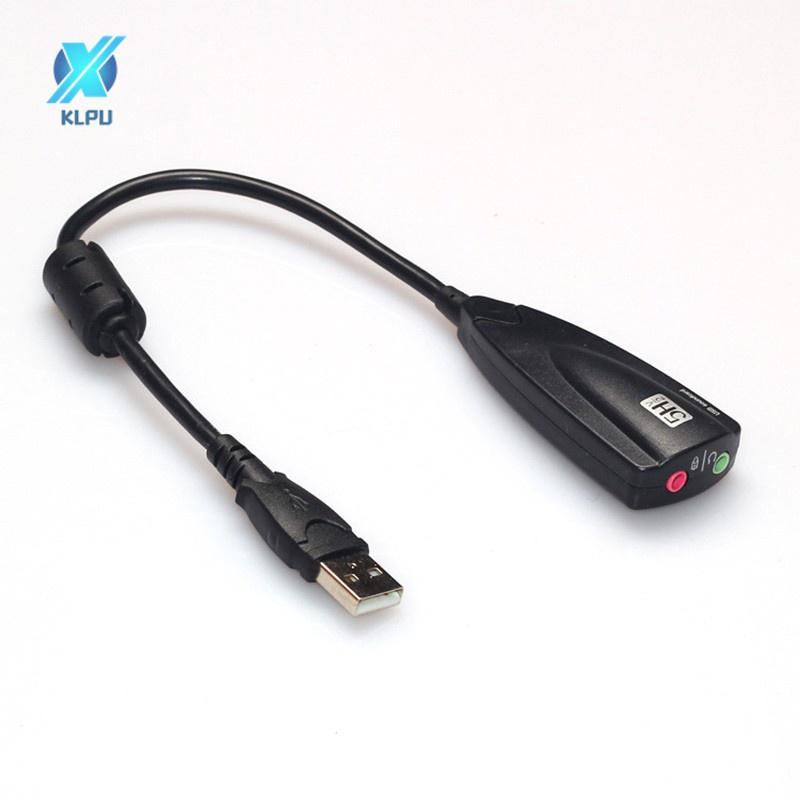 USB âm thanh 5HV2 - chuyển đổi từ cổng USB ra cổng âm thanh 3.5