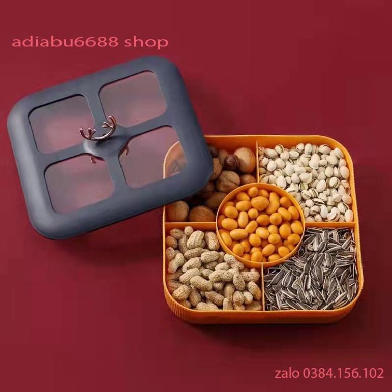 Khay Mứt 2 Tầng, Khay Đựng Bánh Kẹo 2 Tầng Mẫu Mới 2022 - MNC Shop