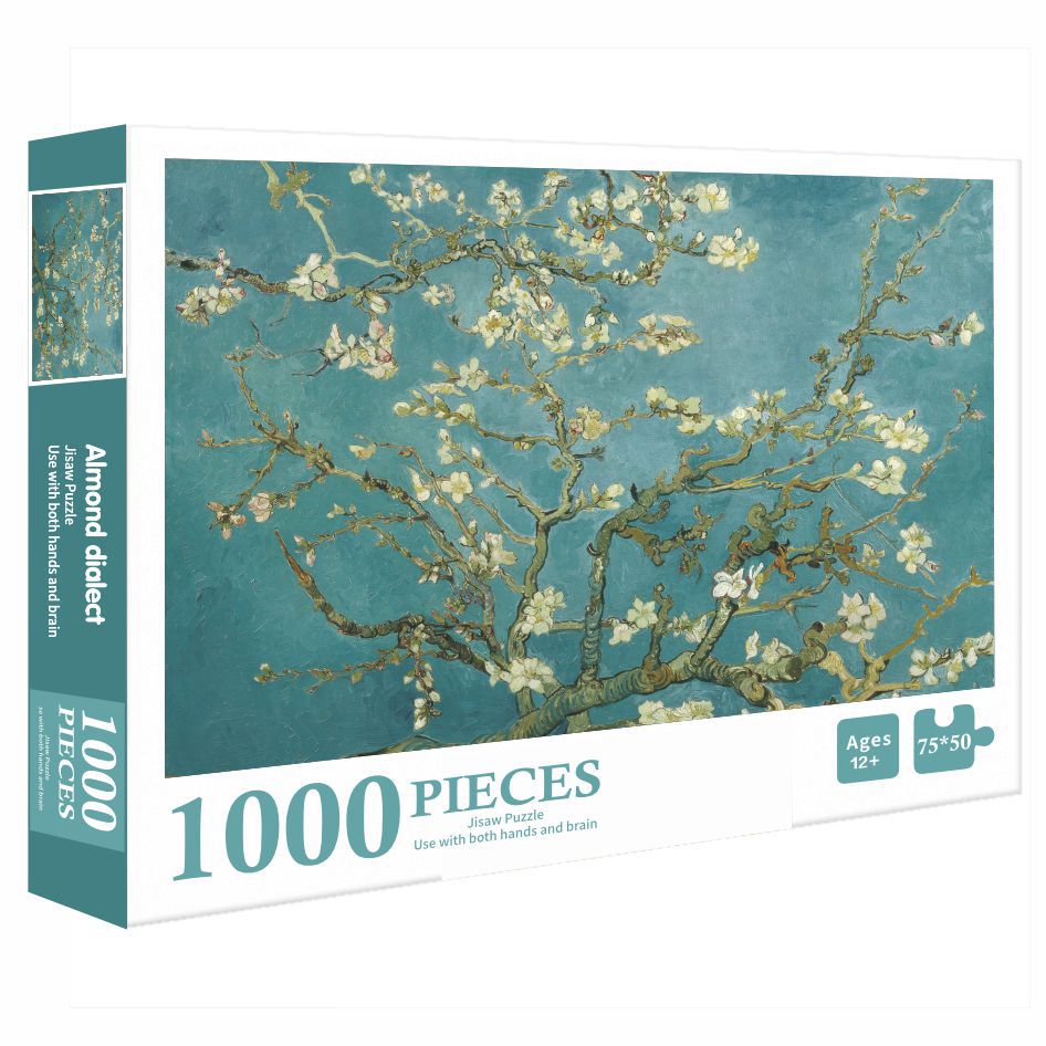Tranh Ghép Hình 1000 Mảnh Cây và Hoa Jigsaw Puzzle Randomcut 1000 Pcs