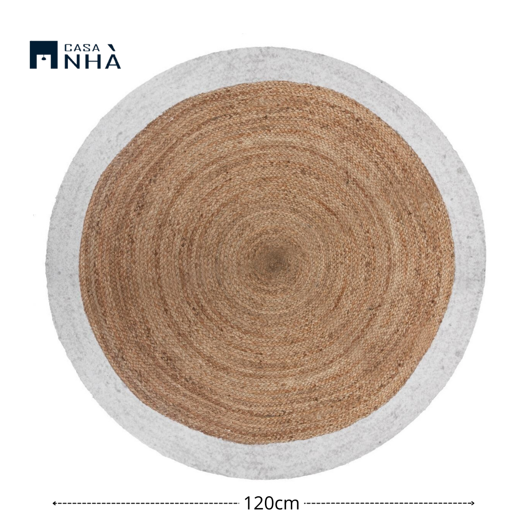 Thảm đay tròn trang trí BLABOR CARPET D120cm