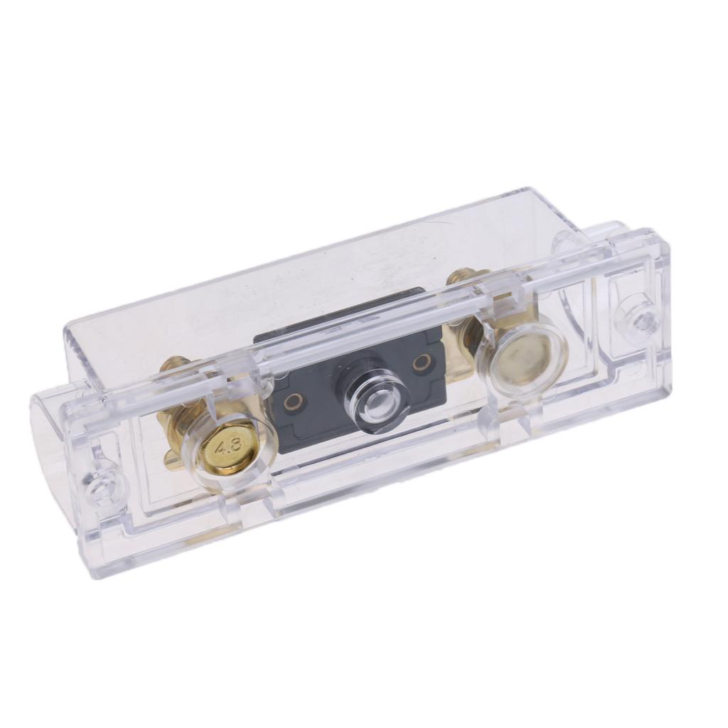 100A Car Audio Clear Fuse Holder Power Circuit Protection