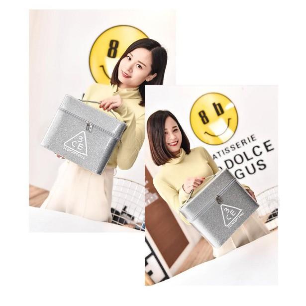 Túi đựng đồ trang điểm chống nước xách tay sức chứa lớn có gương trang điểm cho chị em - ShopToro - AsiaMart