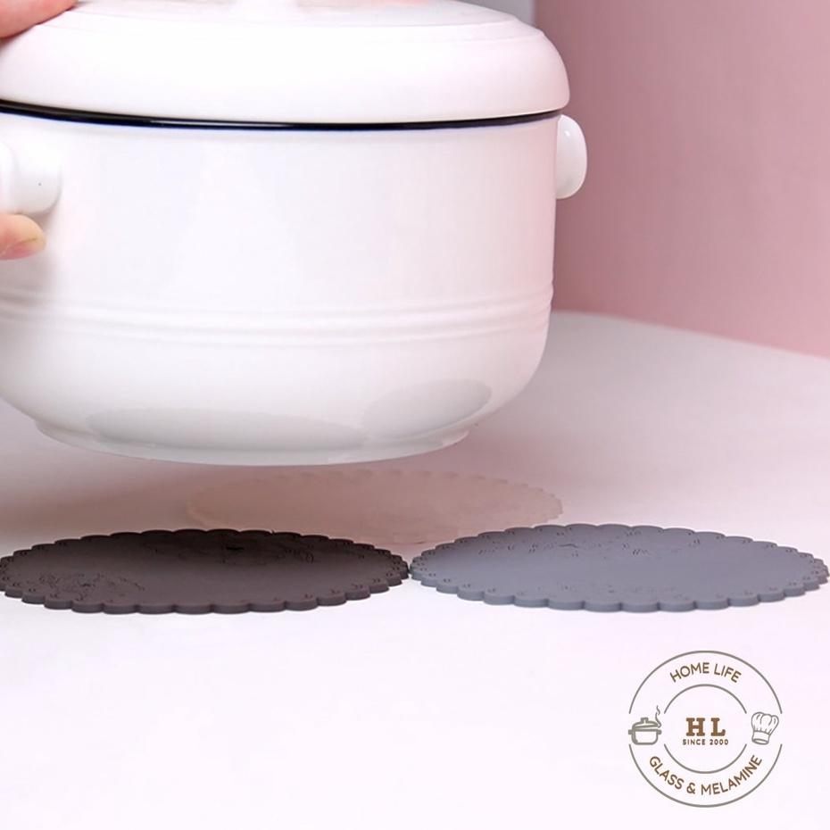 Lót Ly 3D Silicon Chống Trượt Không Thấm Nước | LÓT LY CỐC HỌA TIẾT 3D CHO NHÀ HÀNG QUÁN CAFE KHÔNG HỌA TIẾT