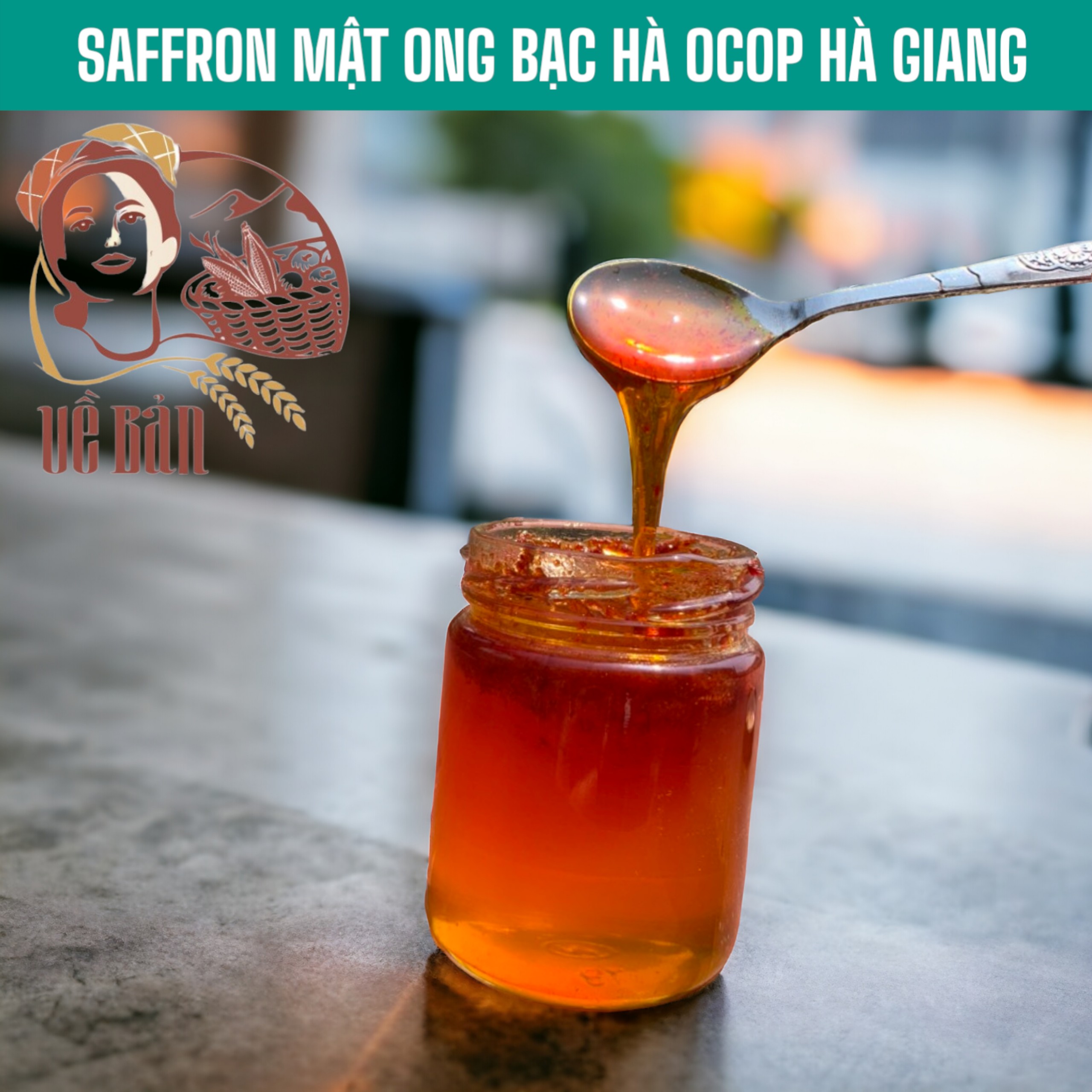 MẬT ONG BẠC HÀ SAFFRON OCOP HÀ GIANG CHÍNH HÃNG, SAFFRON MẬT ONG BẠC HÀ VIETGAP CHÍNH HÃNG