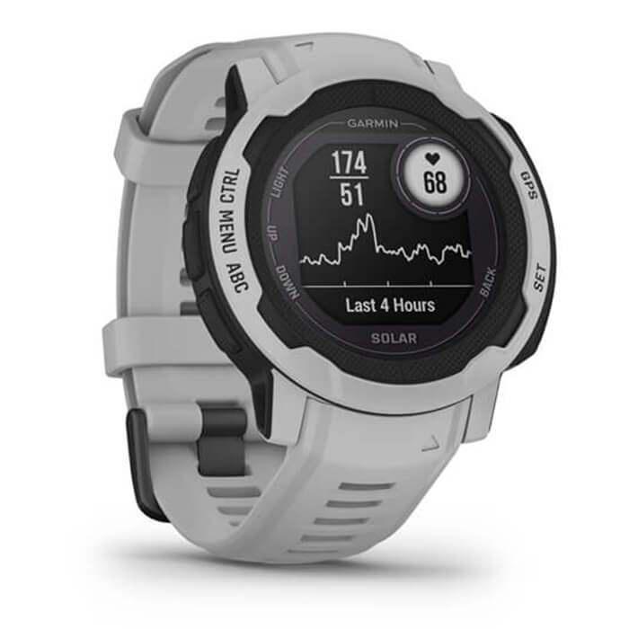 Đồng Hồ Thông Minh Garmin Instinct 2 Solar - Mist Gray (Màu Xám Nhạt) - Hàng Chính Hãng