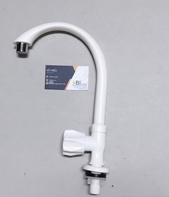 Vòi Rửa Chén Bát Cắm Chậu, Vòi Bếp Cắm Tường Nhựa Giá Rẻ