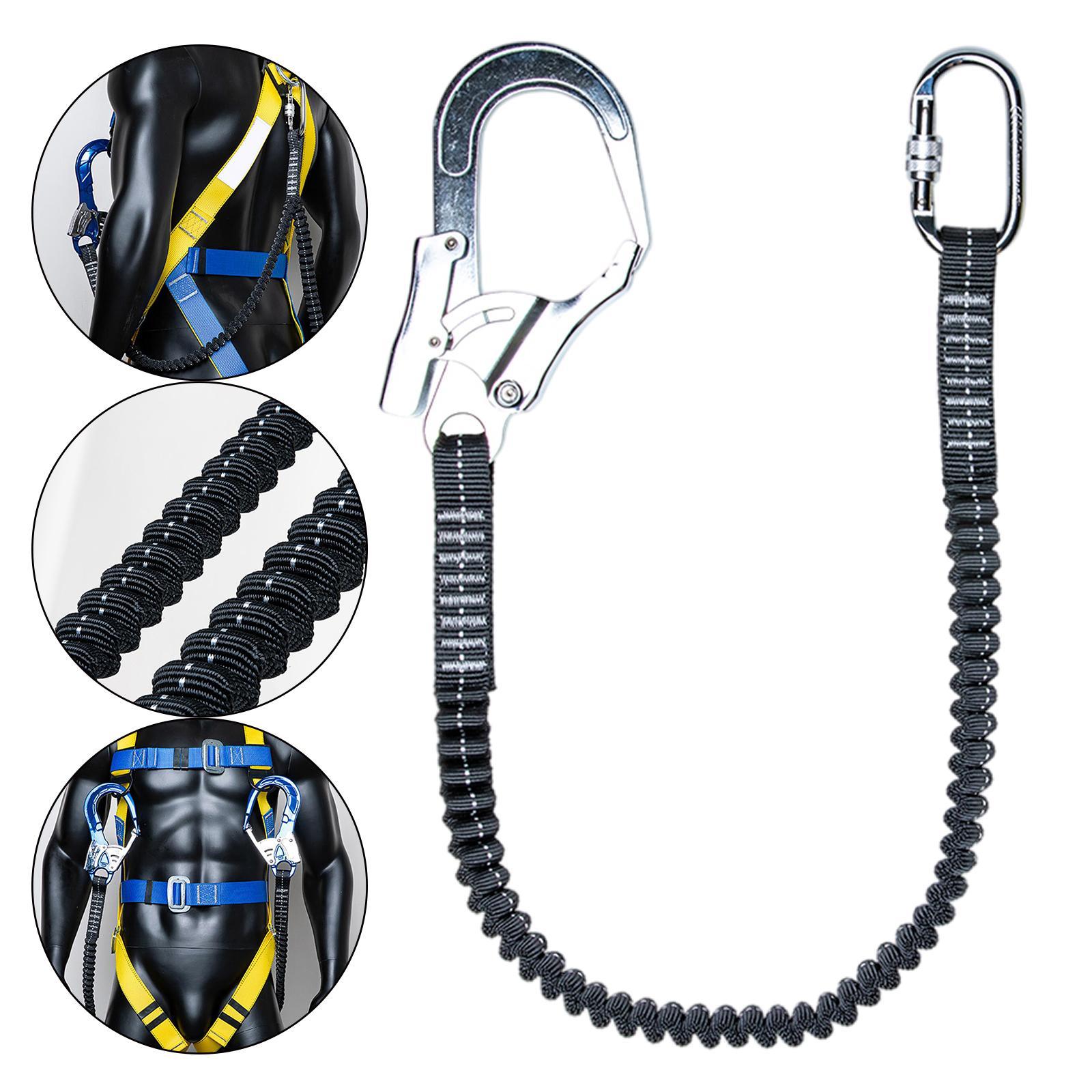 Protective Safety Harness Fall Protection Lanyard with Hook Construction