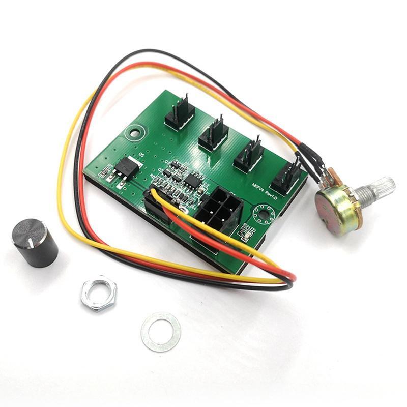 Bộ Điều Khiển Tốc Độ Quạt 4 Kênh PWM DC12V Công Suất Cao 6Pin Dành Cho Máy Tính