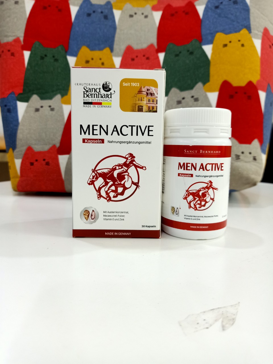 Men Active Kapseln - Hỗ trợ tăng cường sinh lực nam giới, giúp cải thiện sinh lý nam