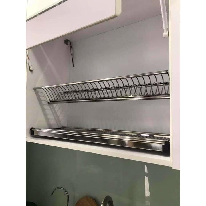 Gía Bát Cố Định Inox304 - V 2 Tầng