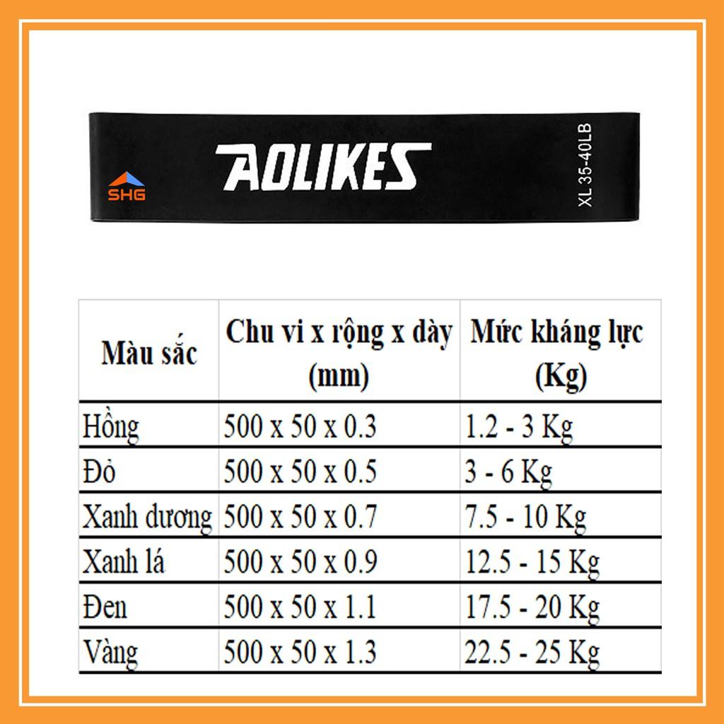 COMBO 6 DÂY KHÁNG LỰC MINIBAND AOLIKES