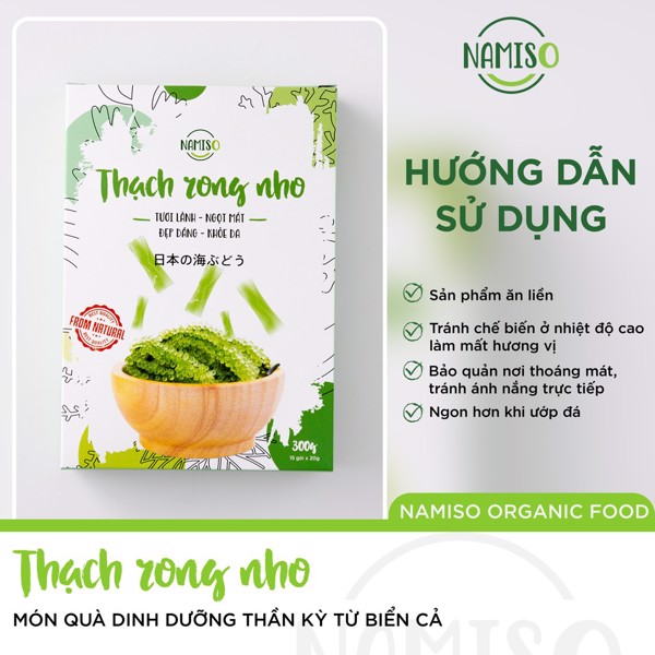 Thạch Rong Nho Namiso Kiểm Soát Cân Nặng 4