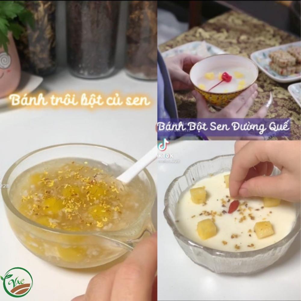 SẢN PHẨM OCOP, Tinh Bột Củ Sen Nguyên Chất Nhà Làm 100% Truyền Thống, Ngủ Ngon, Giảm Cân Tốt