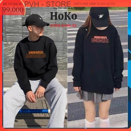 Áo Sweater Univarsel EMEMELGY Nam Nữ unisex phong cách Hàn Quốc cá tính, Chất nỉ bồng đẹp mã HD85 - Qu