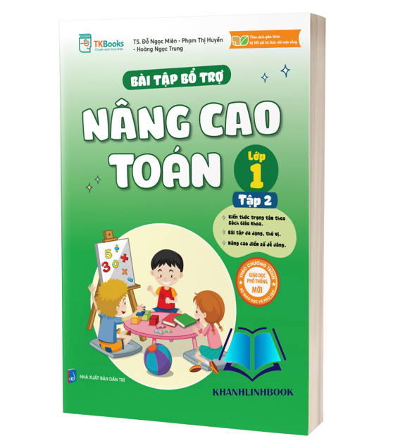 Sách - Bài Tập Bổ Trợ Nâng Cao Toán Lớp 1 – Tập 2