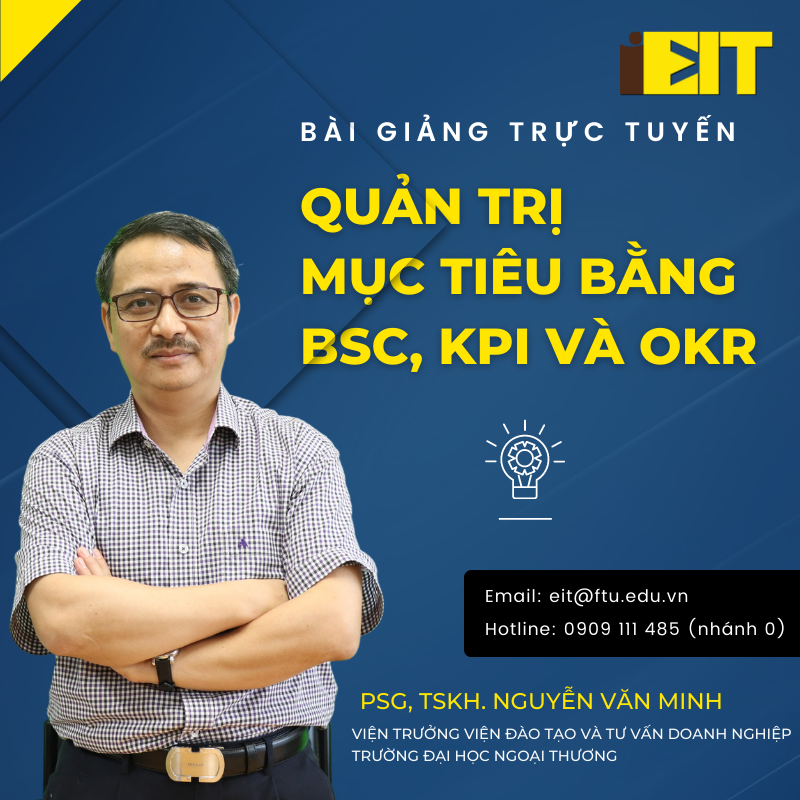 Hình ảnh Bài giảng trực tuyến, khóa học Quản trị mục tiêu bằng BSC, KPI và OKR; Tặng kèm sách 100+ 25 câu hỏi BSC&KPI