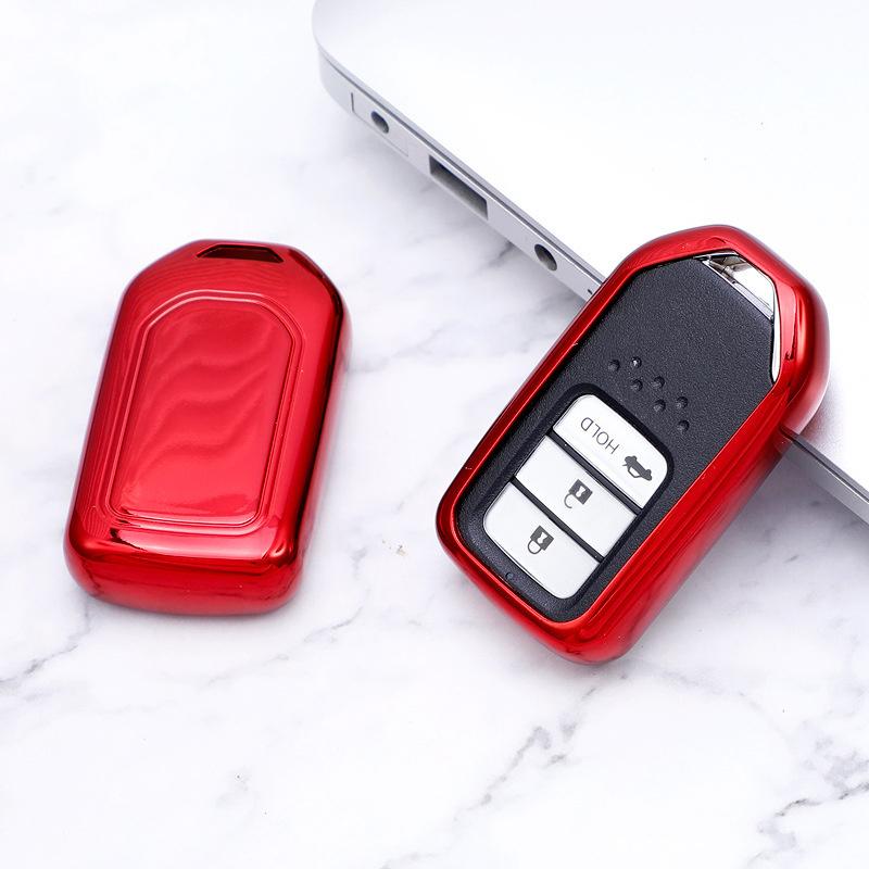 Vỏ Tpu Bảo Vệ Chìa Khóa Điều Khiển Từ Xa Cho Xe Hơi Honda City Hrv Brv Jazz Crv Accord Civic