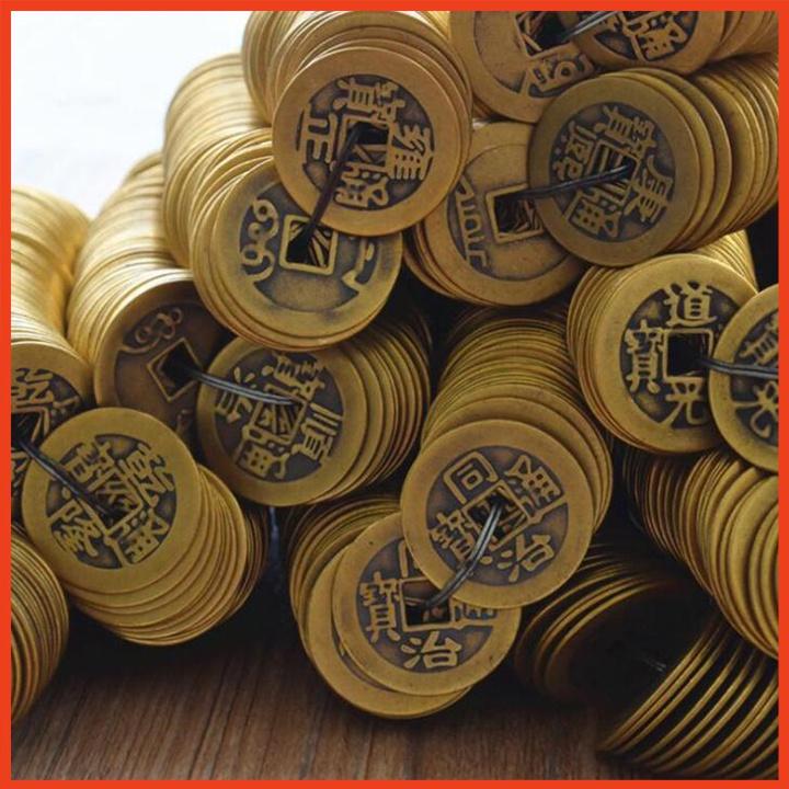 Combo 250 đồng xu ngũ đế phong thuỷ