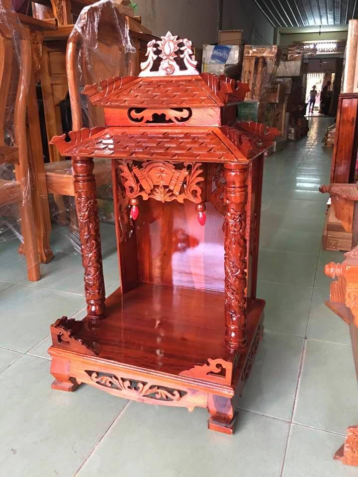 Bàn thờ thần tài mái ngói 50 x 90cm