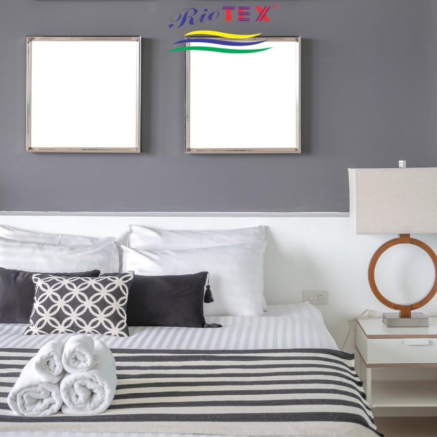 Bộ Drap Cotton Khách Sạn Trắng Sọc 3 Phân Kích Thước 1m/m2/m4/m6/m8/2m2