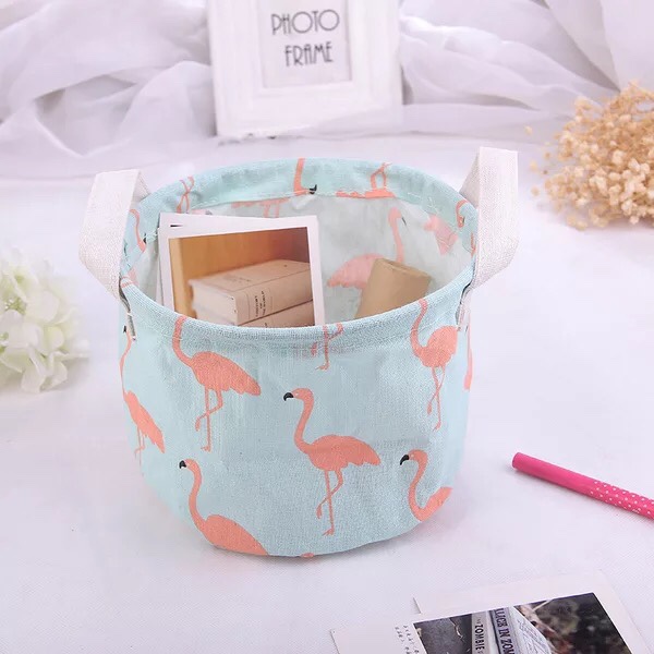 Giỏ Vải, Túi Vải, Sọt Vải Để Đồ 14cm x 18cm