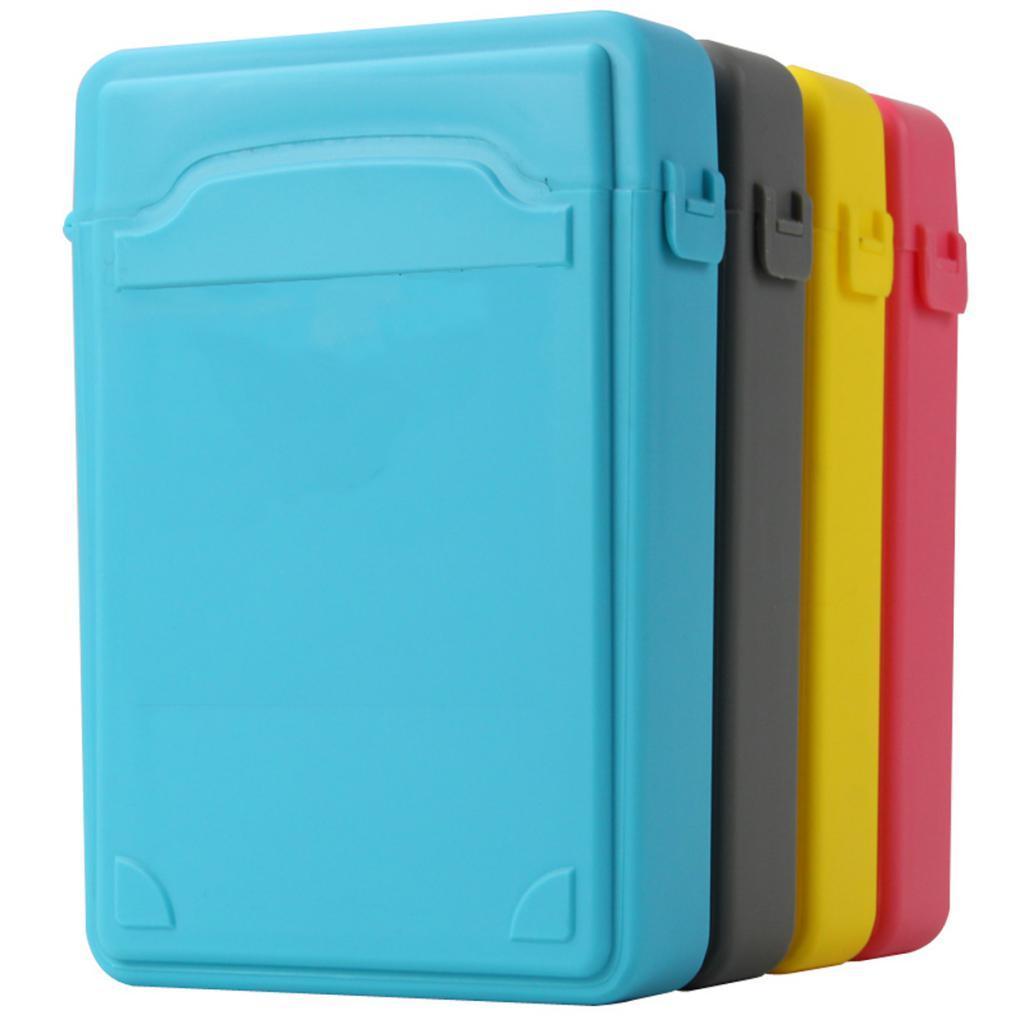 3.5" Dust-proof Box Case SSD HDD Hard Drive Disk Anti-Static Storage Pink