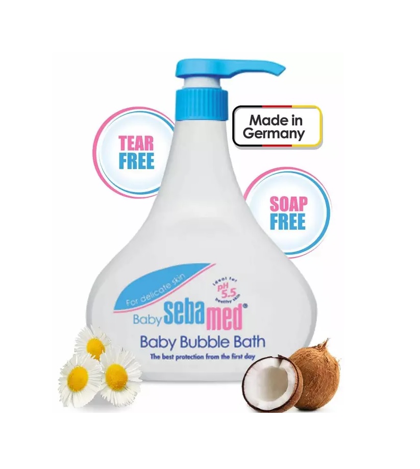 Sữa Tắm Tạo Bọt Dịu Nhẹ Cho Bé Sebamed Baby Bubble Bath pH5.5 500ml