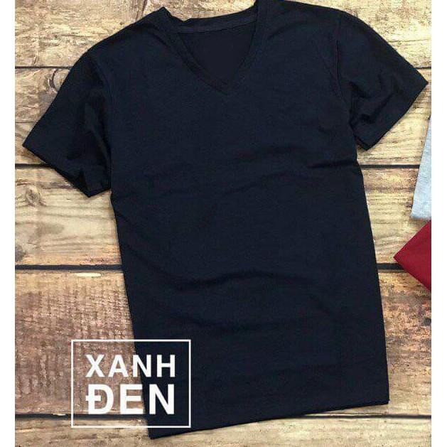ÁO PHÔNG THỂ THAO NAM CỔ TIM CHẤT COTTON THUN LẠNH ĐẸP NHIỀU MÀU FULL SIZE