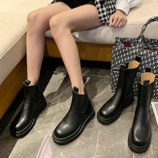 Giày Bốt Cổ Cao Thời Trang Sành Điệu Cao Cấp Độc Đáo Cho Nữ