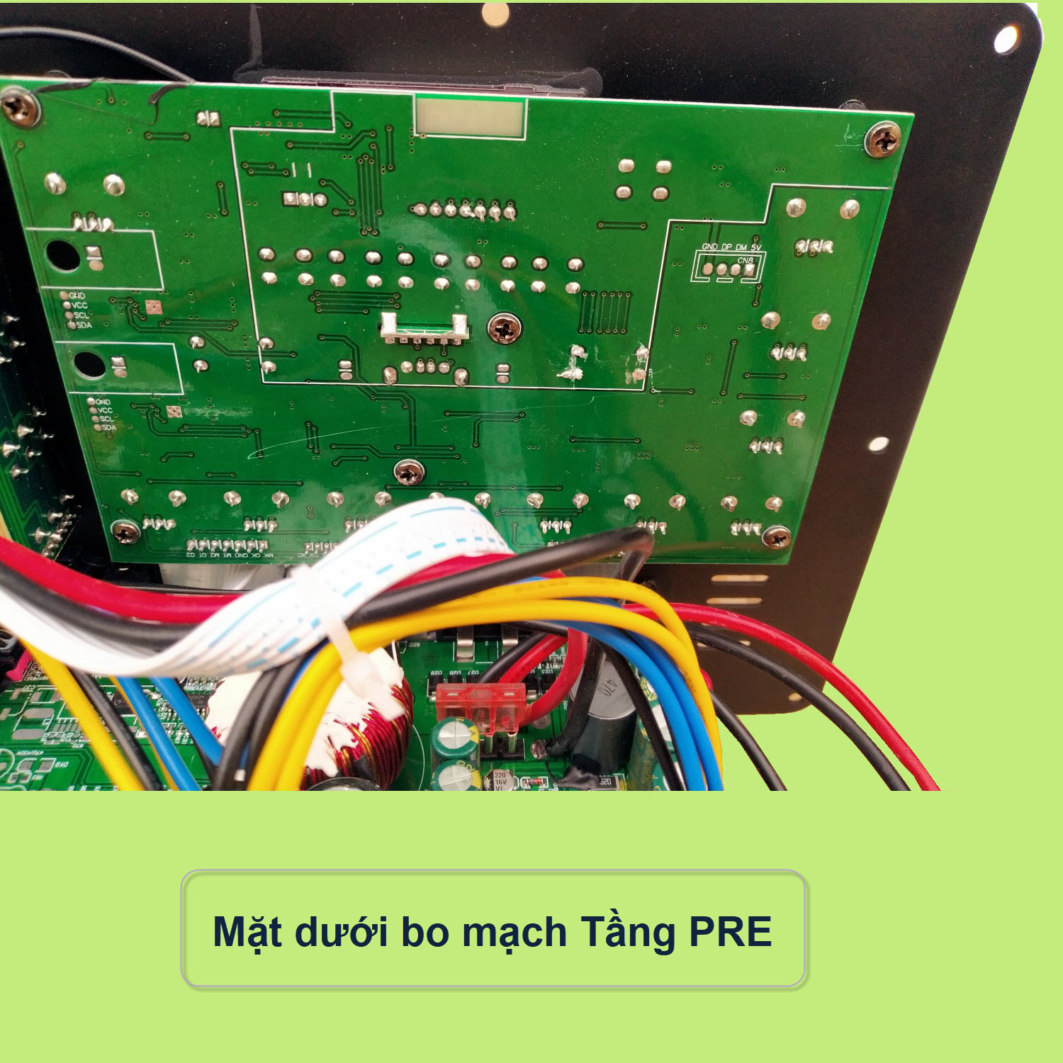 Mạch loa kéo Reverb DSP chạy FET công suất 200W 8 ôm – 400W 4 ôm, loa kéo ĐÔI 5 – 4 – 3 tấc hoặc loa kéo ĐƠN 5 – 4 tấc - NGANG