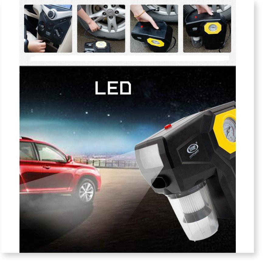 Máy hút bụi và bơm lốp ô tô cao cấp 120W 5m