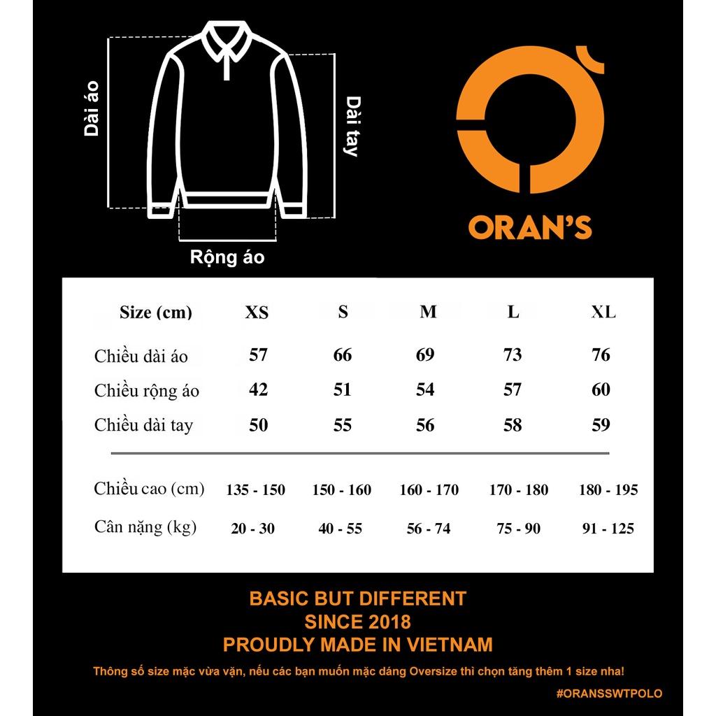 Áo Sweater Polo dài tay in hình chó mèo 03 chất nỉ cotton da cá cao cấp form rộng unisex - ORAN'S SWEATER POLO